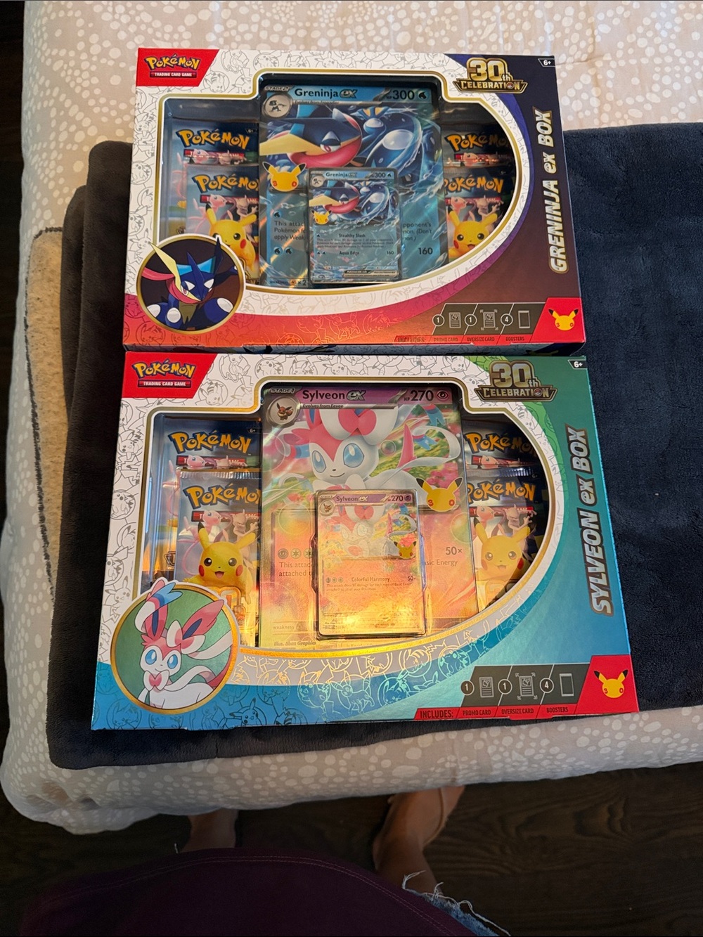 Pokemon Greninja & Sylveon EX 30th Celebration Box Set NWT unopened